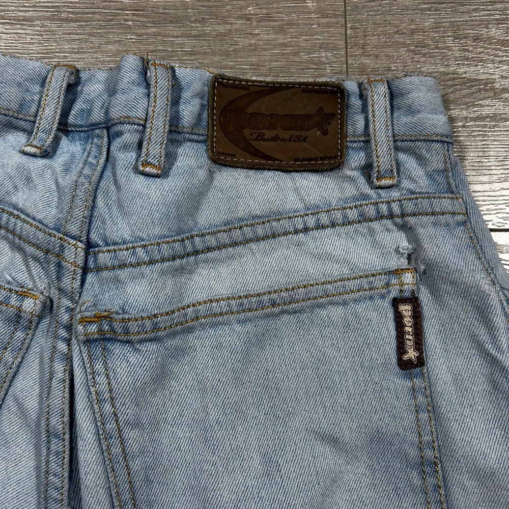 Porn Star Distressed Light Wash Denim Jeans‎ Women's Made in USA